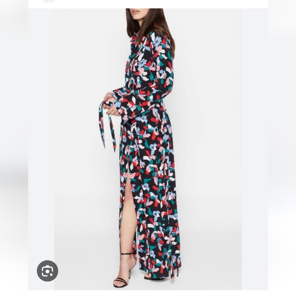 Britten Floral-Print Silk Maxi Dress
